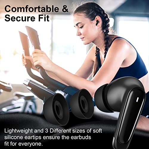 Wireless Earbuds Bluetooth 5.2 Headphone Samsung Fold 4 Flip 3, In-Ear Noise Cancelling Mic Bass Sound Sport Headset for iPhone 14 Pro Max 13 iPad 10 Galaxy S23 S22 Ultra S21 Oneplus 11 10 Pixel 7 Pro