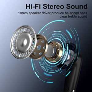 Wireless Earbuds Bluetooth 5.2 Headphone Samsung Fold 4 Flip 3, In-Ear Noise Cancelling Mic Bass Sound Sport Headset for iPhone 14 Pro Max 13 iPad 10 Galaxy S23 S22 Ultra S21 Oneplus 11 10 Pixel 7 Pro