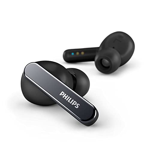 Philips T5506 True Wireless Headphones with Noise Canceling Pro (ANC PRO) and Up to 32hrs Playtime with Wireless Charging Case, Black