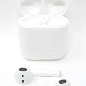 Apple MMEF2AM/A AirPods Wireless Bluetooth Headset for iPhones with iOS 10 or Later White - (Renewed)