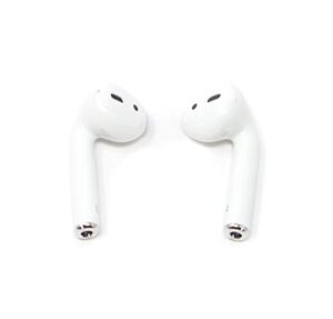 apple mmef2am/a airpods wireless bluetooth headset for iphones with ios 10 or later white – (renewed)