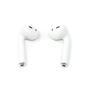 Apple MMEF2AM/A AirPods Wireless Bluetooth Headset for iPhones with iOS 10 or Later White - (Renewed)