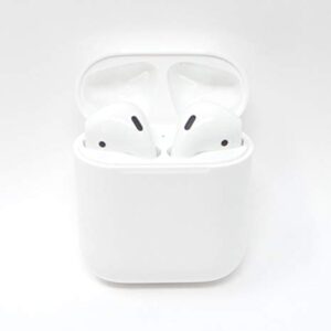 Apple MMEF2AM/A AirPods Wireless Bluetooth Headset for iPhones with iOS 10 or Later White - (Renewed)