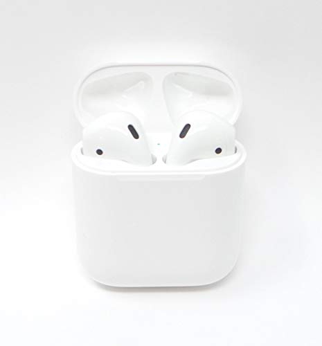 Apple MMEF2AM/A AirPods Wireless Bluetooth Headset for iPhones with iOS 10 or Later White - (Renewed)