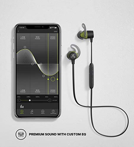 Jaybird Tarah Bluetooth Wireless Sport Headphones for Gym Training, Workouts, Fitness and Running Performance: Sweatproof and Waterproof – Black Metallic/Flash (Renewed)