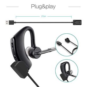 [2-Pack] TUSITA Charger Compatible with Plantronics Voyager Legend - USB Charging Cable Clip Cradle 27cm - Wireless Bluetooth Headset Accessories