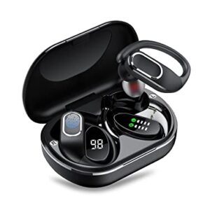 WeurGhy Wireless Earbuds, Bluetooth 5.1 Headphones with HD Microphone, Deep Bass in Ear Sports Earphones with LED Display, 80 Hours of Playtime, IPX7 Waterproof Earbuds for Workout Running