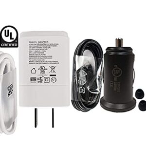 LG Tone HBS-510 Triumph Black - Bluetooth Wireless Stereo Headset 510 with 1.2Amp Quick Wall/Car Charger (US Retail Packing Kit)