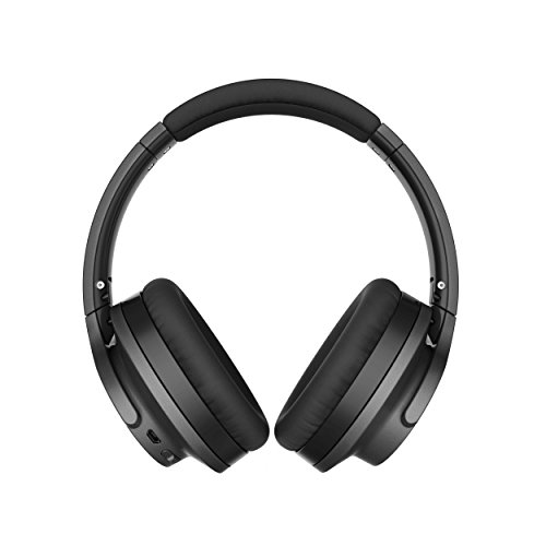 Audio-Technica ATH-ANC700BT QuietPoint Bluetooth Wireless Noise-Cancelling High-Resolution Audio Headphones, Black