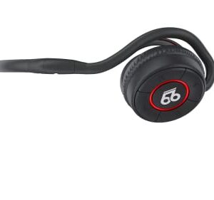 66 AUDIO - Sport2 - Wireless Sports Headphones - 25 Hours Music Playback, Noise Cancelling Microphone, BT 5.0, HD Sound, Premium, Lightweight, Foldable. Running, Cycling, Fitness, Gym, Neckband (2023)