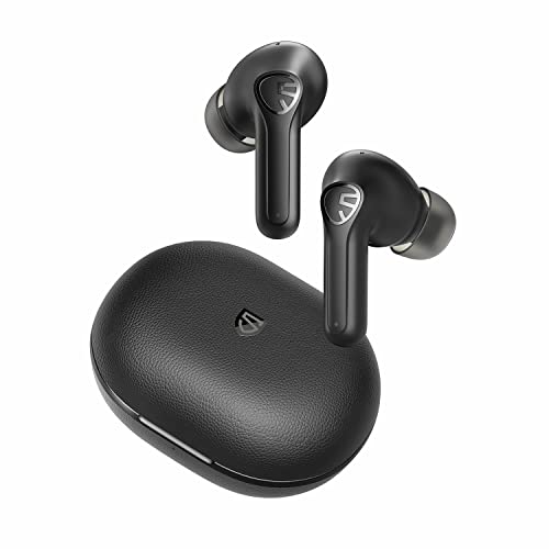 SoundPEATS Life Wireless Earbuds, Active Noise Cancelling Bluetooth 5.2 Headphones, Wireless Earphones with Dual Mic AI ENC for Clear Calls, Transparency Mode, 25 Hours of Playtime, Immersive Sound