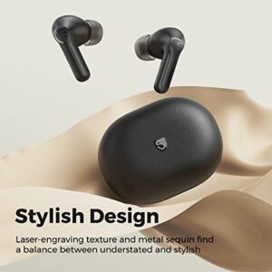 SoundPEATS Life Wireless Earbuds, Active Noise Cancelling Bluetooth 5.2 Headphones, Wireless Earphones with Dual Mic AI ENC for Clear Calls, Transparency Mode, 25 Hours of Playtime, Immersive Sound