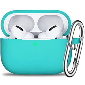 hokic wireless earbuds,ipx7 waterproof noise cancelling earbuds ，touch control built-in microphone,with wireless charging case 40 hour playtime ，bluetooth headphones for iphone/android (turquoise)