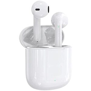 wireless earbuds, bluetooth 5.0 earbud earphones wireless bluetooth with charging case, ear bud & in-ear headphones ipx6 waterproof, wireless ear buds with mic auto pairing for iphone/samsung/android
