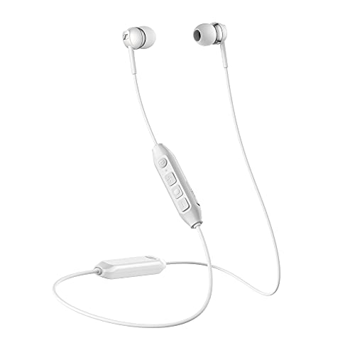 Sennheiser CX 350BT Bluetooth 5.0 Wireless Headphone - 10-hour Battery Life, USB-C Fast Charging, Virtual Assistant Button, Two Device Connectivity - White (CX 350BT White)