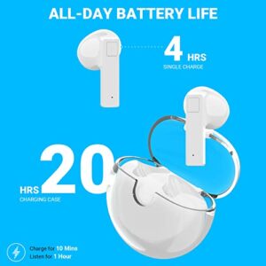 Wireless Earbuds for Galaxy S23 S22 Ultra 5G, Noise Cancelling Touch Control True TWS Headphones Bluetooth 5.3 HiFi Stereo Earphone with Mic Sweatproof Sport for iPhone 14 13 Pro Samsung S21 Z Fold4 3