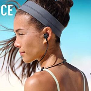 iJoy Headphones Wireless Bluetooth- Wireless Sports Earbuds IPX4 Sweatproof- Sport Headphones with Microphone, Bluetooth Earbuds for Workout, Running, Gym (Black)