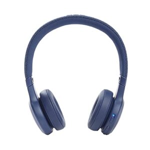 JBL Live 460NC - Wireless On-Ear Noise Cancelling Headphones with Long Battery Life and Voice Assistant Control - Blue (Renewed)