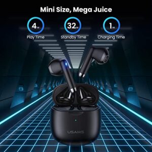 Wireless Earbuds, Bluetooth 5.0 Headphones in Ear with Charging Case, Hands-Free Headset with Mic, Hi-Fi Stereo Sound, Touch Control, 24 Hours Playback, Bluetooth Earbuds for iPhone/Android/WP, Black