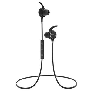 philips wireless earbuds bluetooth headphones, in ear headset sport stereo earphone, powerful sound, ipx4 waterproof with mic