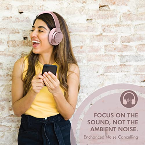 PowerLocus Active Noise Cancelling Headphones, Bluetooth Over-Ear Headphones with Noise Reduction, 70Hrs Playtime, Wireless Headphones, Hi-Fi Deep Bass, Foldable with Microphone for Phones/Laptops/PC