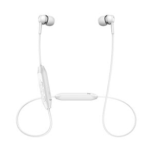 sennheiser cx 150bt bluetooth 5.0 wireless headphone – 10-hour battery life, usb-c fast charging, two device connectivity – white (cx 150bt white)