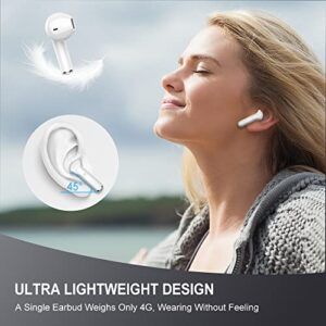 Wireless Earbud, Bluetooth 5.3 Headphones 2022 Bluetooth Earbud with 4 ENC Mics, Wireless Earphones in Ear Noise Cancelling Wireless Headphons Deep Bass IP7 Waterproof Ear Buds for iOS Android USB-C