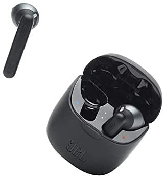 JBL Tune 225TWS True Wireless in-Ear Headphones Bundle with Deluxe Hardshell Case (Black)