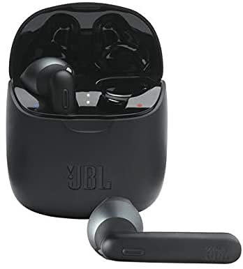 JBL Tune 225TWS True Wireless in-Ear Headphones Bundle with Deluxe Hardshell Case (Black)