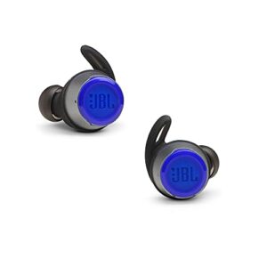 jbl reflect flow – true wireless earbuds, bluetooth sport headphones with microphone, waterproof, up to 30 hours battery, charging case and quick charge (blue)