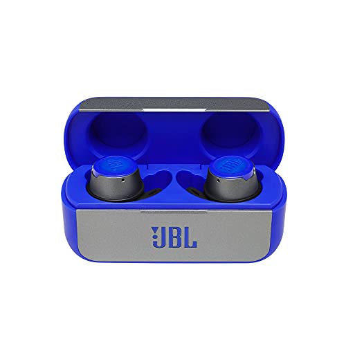 JBL REFLECT FLOW - True Wireless Earbuds, bluetooth sport headphones with microphone, Waterproof, up to 30 hours battery, charging case and quick charge (Blue)