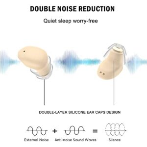 A.FORVI Sleep Earbuds Invisible Bluetooth Earbuds for Sleeping Smallest Sleep Buds Tiny Mini for Side Sleepers Wireless Hidden Headphones Small Discreet Bluetooth Earpiece with Charging Case