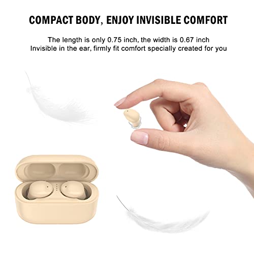 A.FORVI Sleep Earbuds Invisible Bluetooth Earbuds for Sleeping Smallest Sleep Buds Tiny Mini for Side Sleepers Wireless Hidden Headphones Small Discreet Bluetooth Earpiece with Charging Case