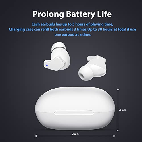 TITACUTE Wireless Earbuds Bluetooth Headphone for iPhone 13 Pro Max 14 12 11 XR Samsung S22 Ultra S21 S20 Galaxy Z Flip 4 A53 A13 Google Pixel 6 7 Android in-Ear Headset Noise Canceling USB C Earphone