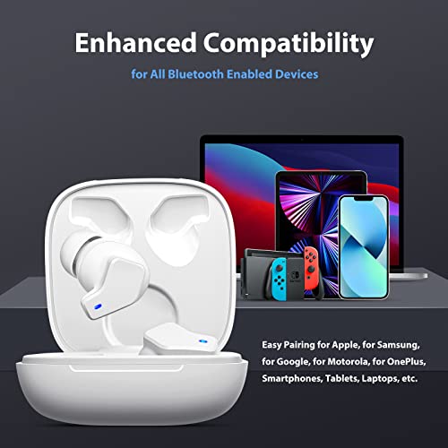 TITACUTE Wireless Earbuds Bluetooth Headphone for iPhone 13 Pro Max 14 12 11 XR Samsung S22 Ultra S21 S20 Galaxy Z Flip 4 A53 A13 Google Pixel 6 7 Android in-Ear Headset Noise Canceling USB C Earphone