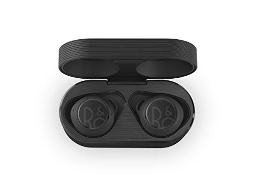 Bang & Olufsen Beoplay E8 Sport True Wireless In-Ear Bluetooth Earphone with Customizable Comfort Fit, Microphones and Touch Control, Wireless Charging Case, 28H Playtime, IP57 Dust & Waterproof Black