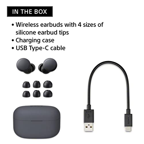 Sony LinkBuds S Truly Wireless Noise Canceling Earbud Headphones with Alexa Built-in, White (Renewed)