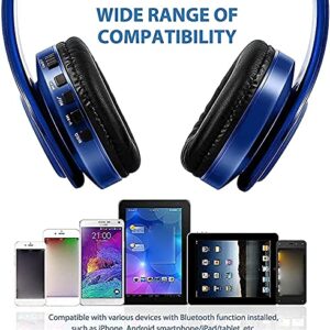 YTDTKJ Nakano Miku Bluetooth Headphones,The Quintessential Quintuplets Headphone with Build-in Mic,Foldable Over Ear Wireless Headphones,Hi-Fi Stereo for Cosplay,Blue, 17TTAXXCB06390B63FQTF