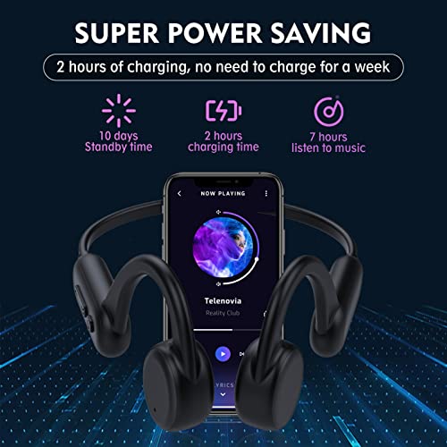 Bone Conduction Headphones, Ultralight Swimming Headphones IP68 Waterproof Bluetooth 5.0 Open Ear Wireless Sports Headset with MP3 Player & 8G Memory for Swimming Running Cycling Driving Jogging