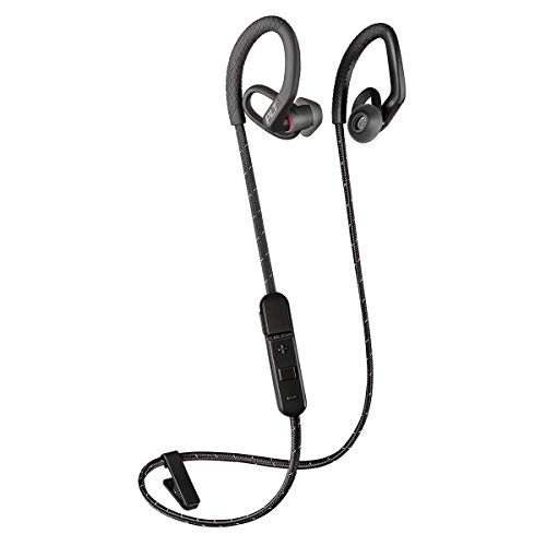 Plantronics BackBeat FIT 350 Wireless Headphones, Stable, Ultra-Light, Sweatproof in Ear Workout Headphones, Black (Renewed)