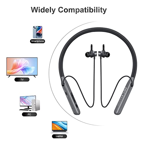 BANIGIPA Bluetooth Headphones Earbuds for TV Watching, Wireless 40ms FastStream Headset Earphones with Mic for Phones, Compatible for Bluetooth Transmitter, 16Hrs Playtime, No Audio Delay