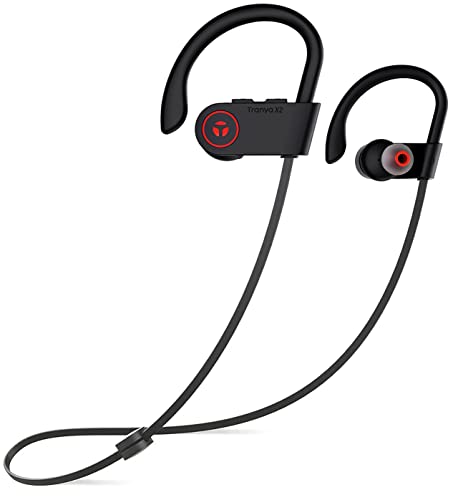 TRANYA X2 Wireless Sports Earbuds, Bluetooth Headphones with 12 H Playtime Type-C Charging, 11mm Driver for Premium Sound, IPX5 Waterproof ENC Noise Cancellation Running Earphones for Workout Sports