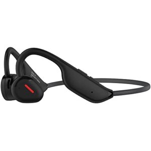 open ear air conduction headphones, wireless earphones bluetooth 5.3 headset, up to 10+ hours playtime sports headphones for running/cycling/hiking/gym/climbing/driving/music/gaming/working (black)