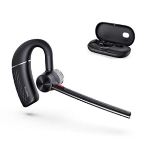 yealink bh71 bluetooth headset, wireless bluetooth earpiece with noise canceling microphone, teams & uc compatible, connect to mobile phone/tablet pc, mono headphones for business office trucker