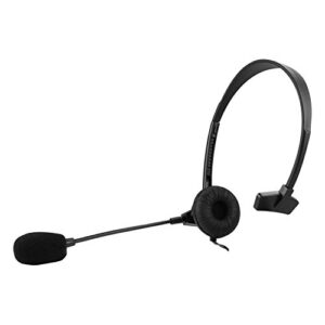 Cellet Premium Mono 3.5mm Hands-Free Headset with Boom Microphone- 5ft Long Wire with Universal Compatible for Apple iPhone, Samsung, LG Motorola with 3.5mm Audio Headphone Jack Input