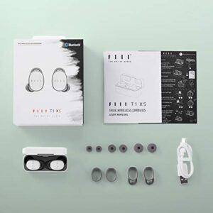 Bluetooth Wireless Earbuds - FIIL T1XS Bluetooth 5.0 Wireless Earphones, Support FIIL+ APP, Waterproof Earbuds with Microphone, in-Ear Earbuds Cordless for iPhone & Android (White)