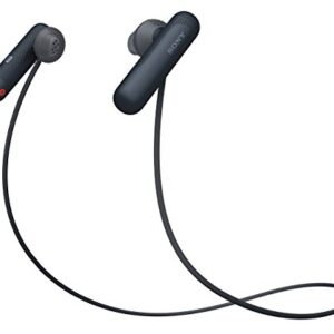 Sony WI-SP500 Wireless in-Ear Sports Headphones, Black (WISP500/B) (Renewed)