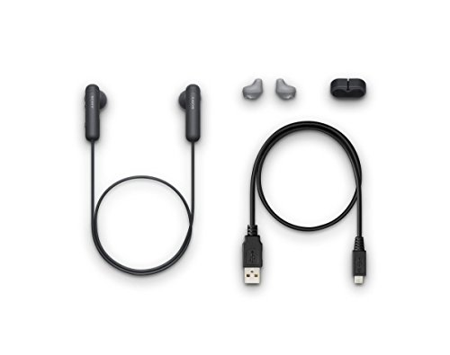 Sony WI-SP500 Wireless in-Ear Sports Headphones, Black (WISP500/B) (Renewed)