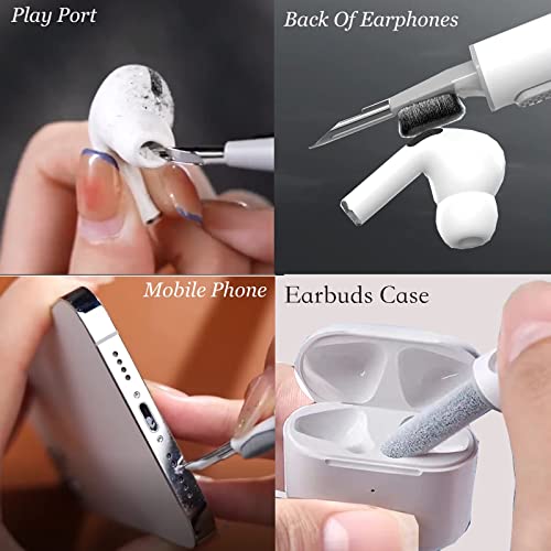 Wilbeva Cleaner Kit for Airpods Pro 1 2 3 Samsung MI Android Earbuds, Multifunctional Cleaning Pen for Bluetooth Earphones & Headphones Case Cleaning Tools with Soft Brush