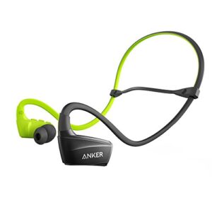 anker soundbuds sport nb10 bluetooth headphones, ipx5 water-resistant bluetooth headset with adjustable neckband, sport earbuds with mic and cvc 6.0 noise cancellation for work out, gym and running